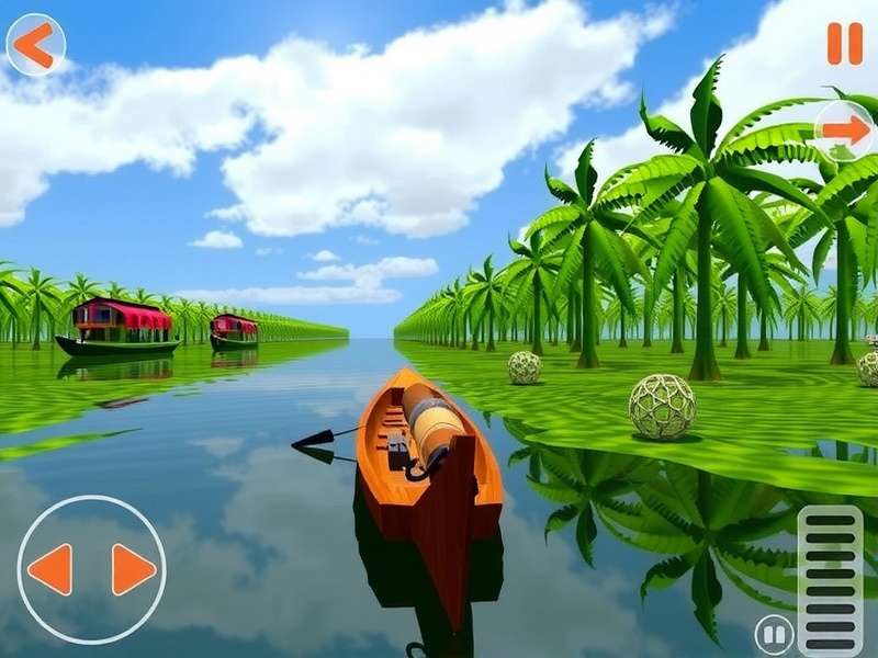 Kerala Backwaters Dream Game Screenshot Kerala Backwaters Dream Game Screenshot